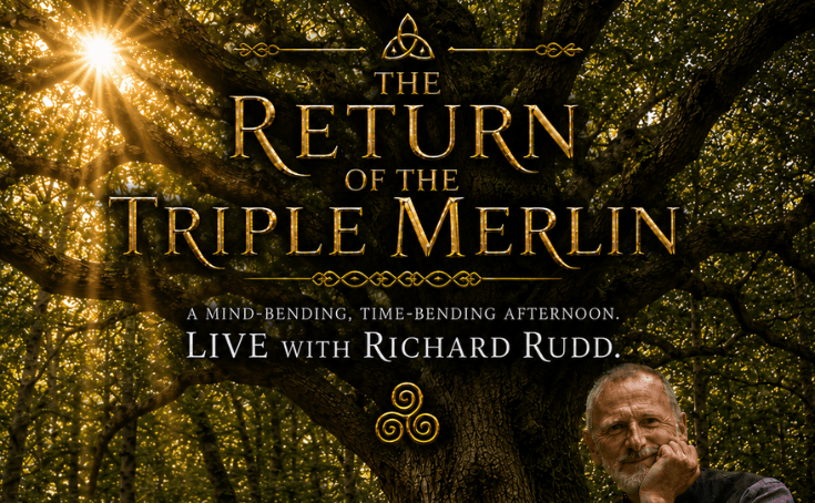 LIVE WITH RICHARD RUDD The Return of the Triple Merlin at McPherson Playhouse