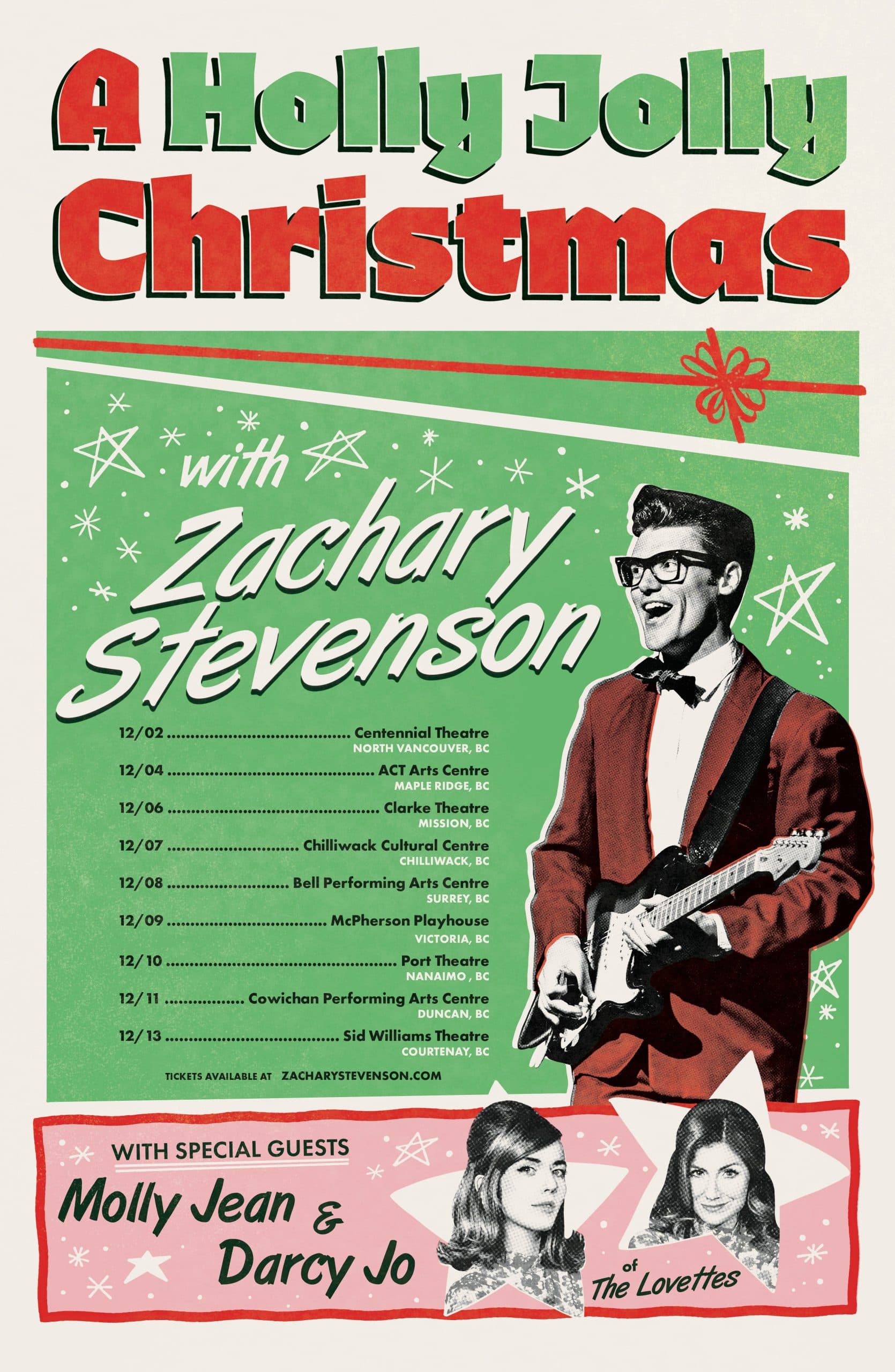 A Holly Jolly Christmas with Zachary Stevenson at Cowichan Performing Arts Centre