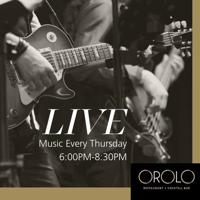 Live Music Thursdays at OROLO Restaurant + Cocktail Bar at Penticton