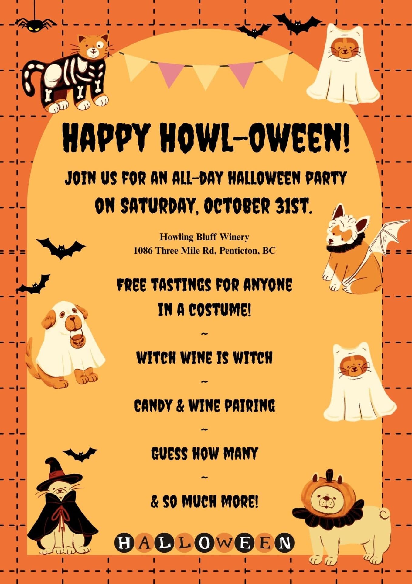 Howl-oween Party at Howling Bluff Winery at Howling Bluff Estate Winery