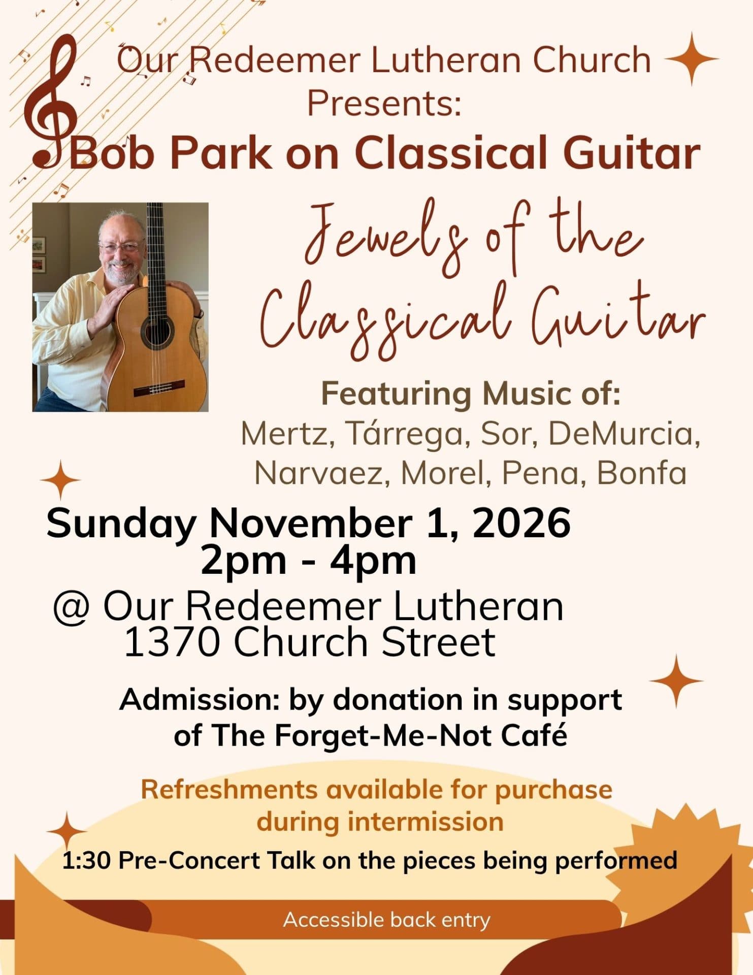 Fundraiser: Bob Park at Lutheran Church - Our Redeemer at Penticton