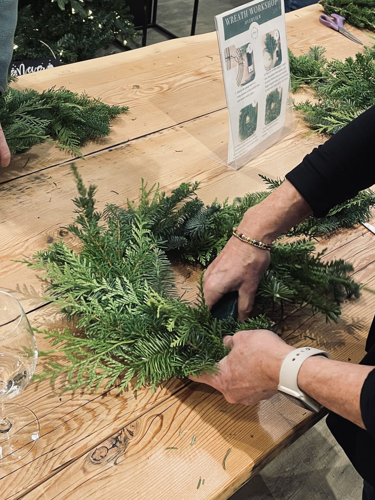 Holiday Wreath Workshop at Cannery Brewing at Cannery Brewing