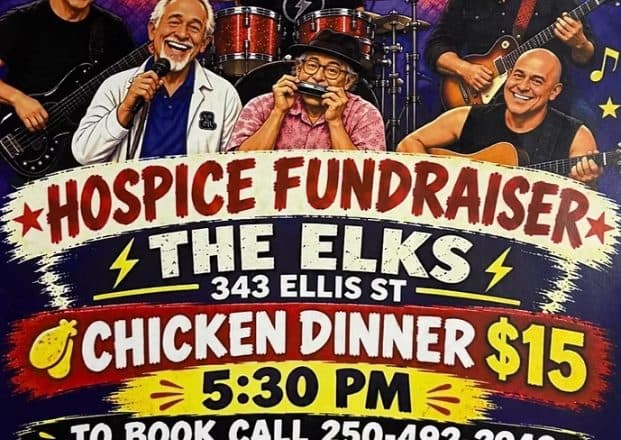 Hospice Fundraiser ft. Live Music by the Wrinkles at the Penticton Elks at Penticton