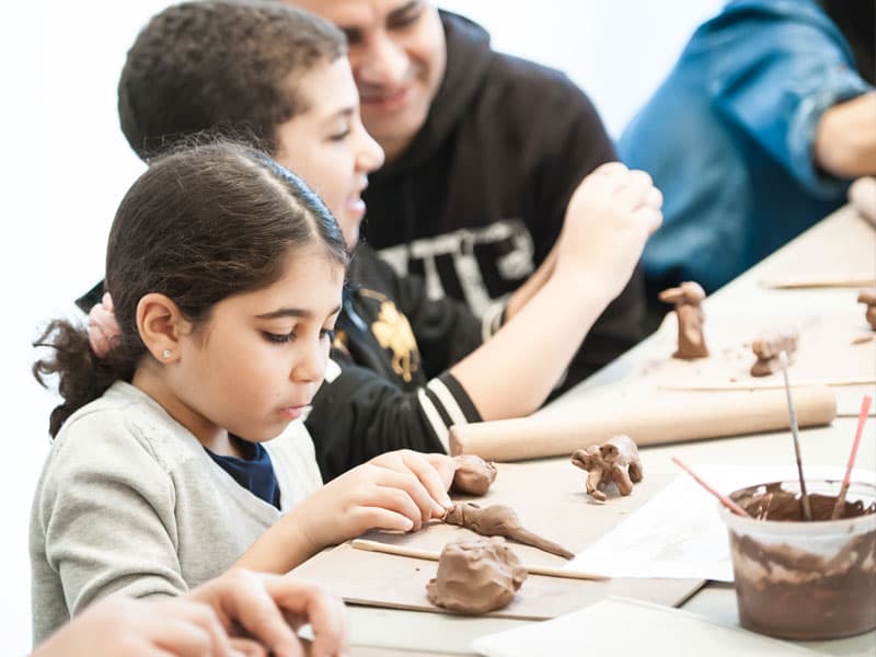 Family Day at Gardiner Museum