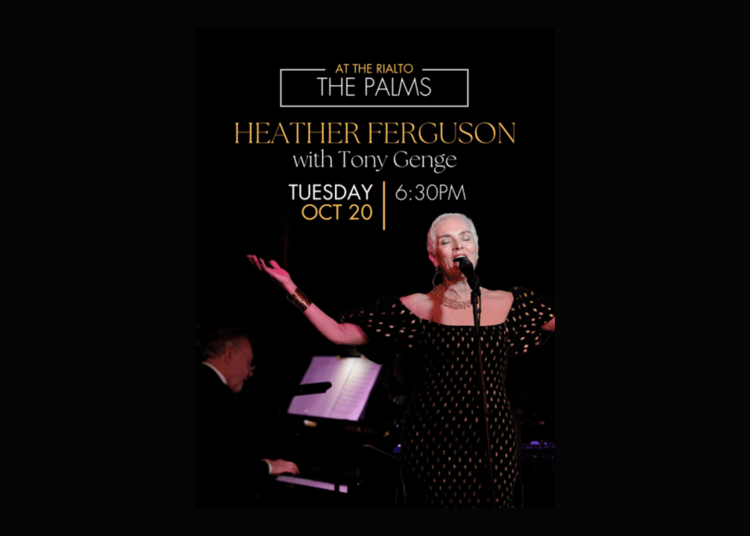 Heather Ferguson & Tony Genge at The Palms Restaurant at Victoria Hotel Rialto