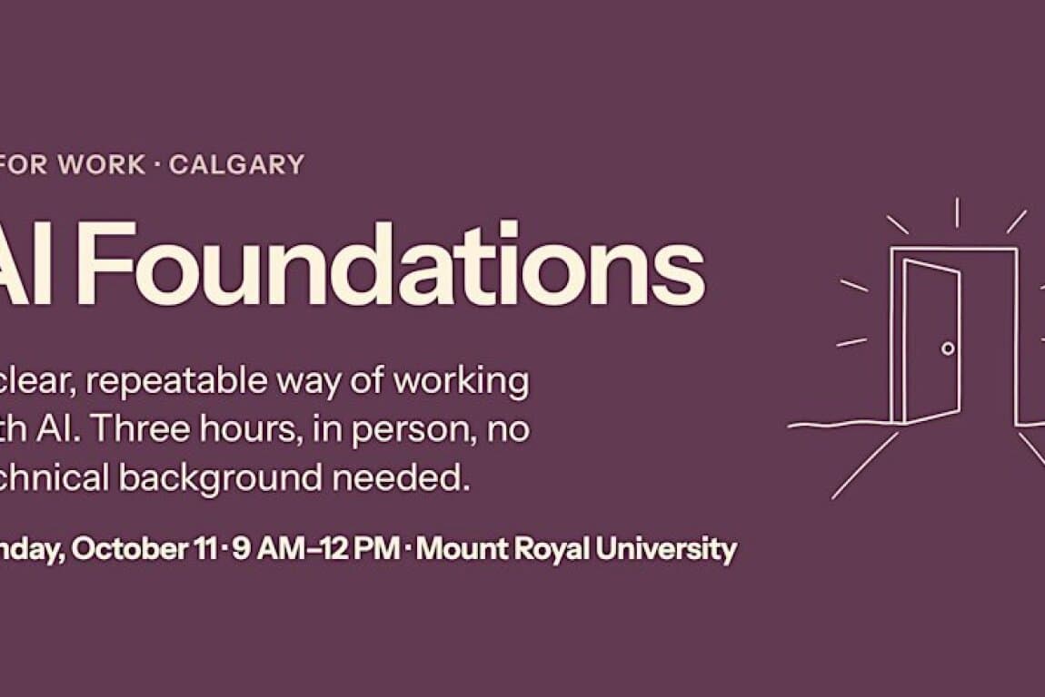 AI Foundations: An In-Person AI Seminar in Calgary at Calgary