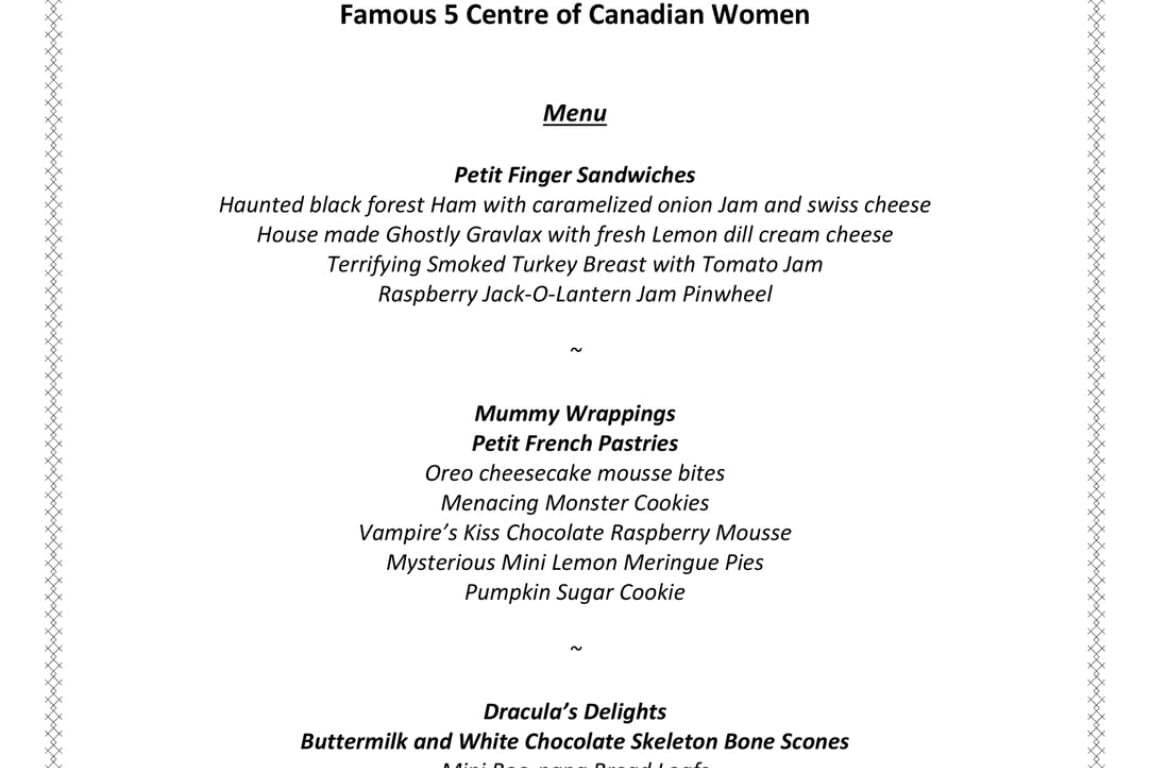 Ghost Teas at Heritage Park