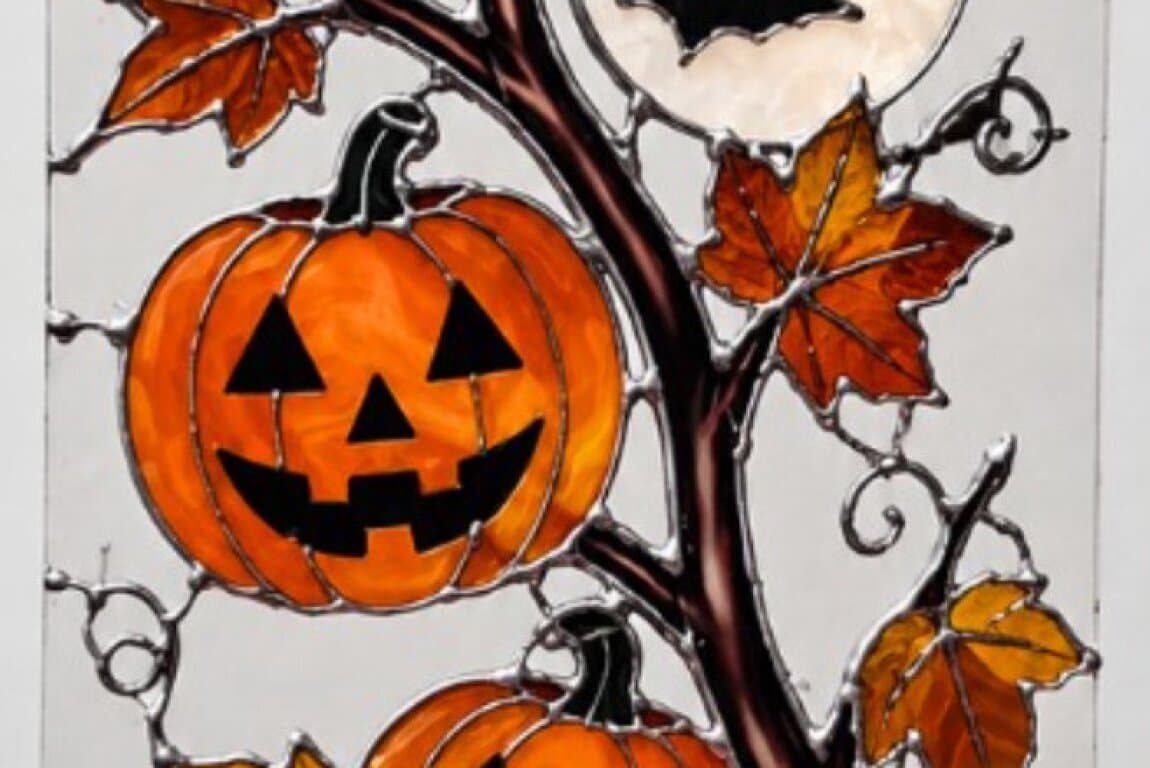 Halloween Glass Painting Workshop at Calgary