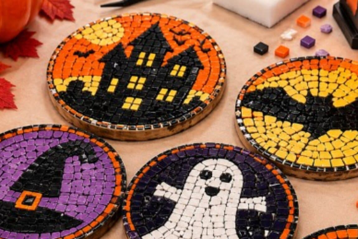 Halloween Mosaic Workshop at Calgary