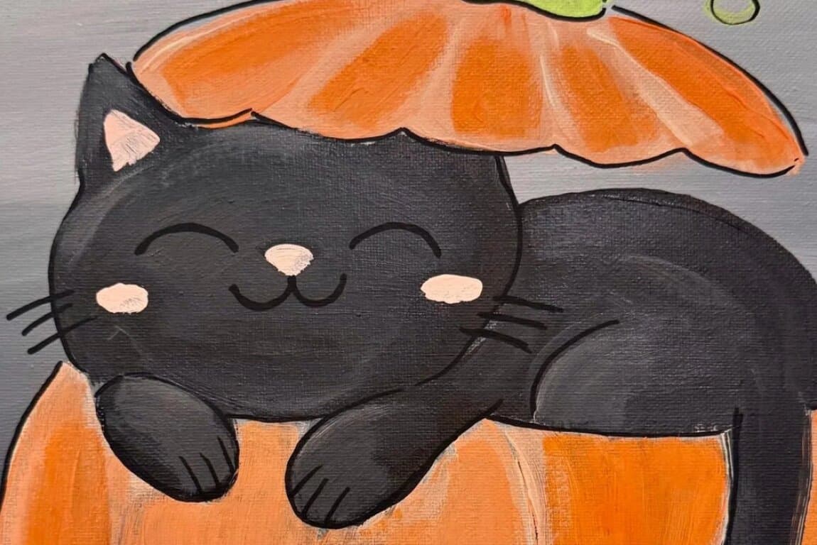 Kitty Paint Night at Calgary