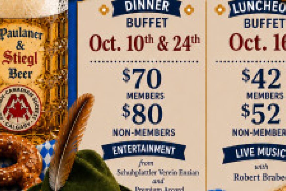 Oktoberfest Dinner & Dance at Calgary