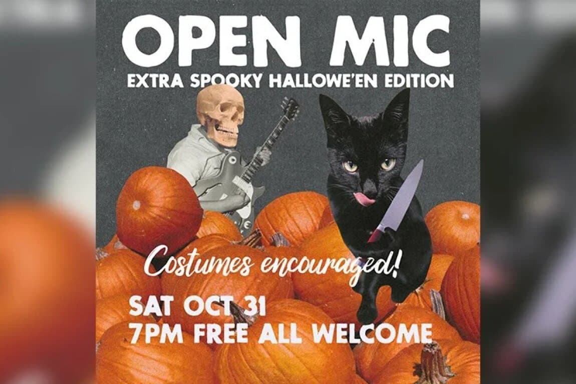 Open Mic: Hallowe'en Special at Congress Coffee Company