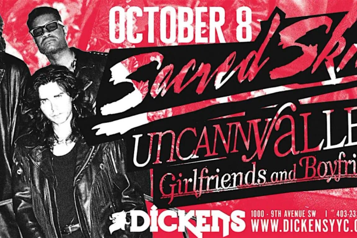 Sacred Skin (LA) w/ Uncanny Valley and Girlfriends & Boyfriends at Dickens Pub