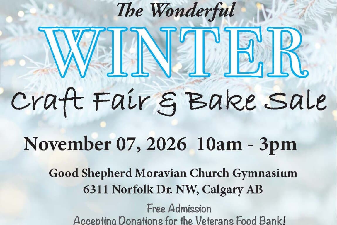 The Wonderful WINTER CRAFT FAIR & BAKE SALE at Calgary