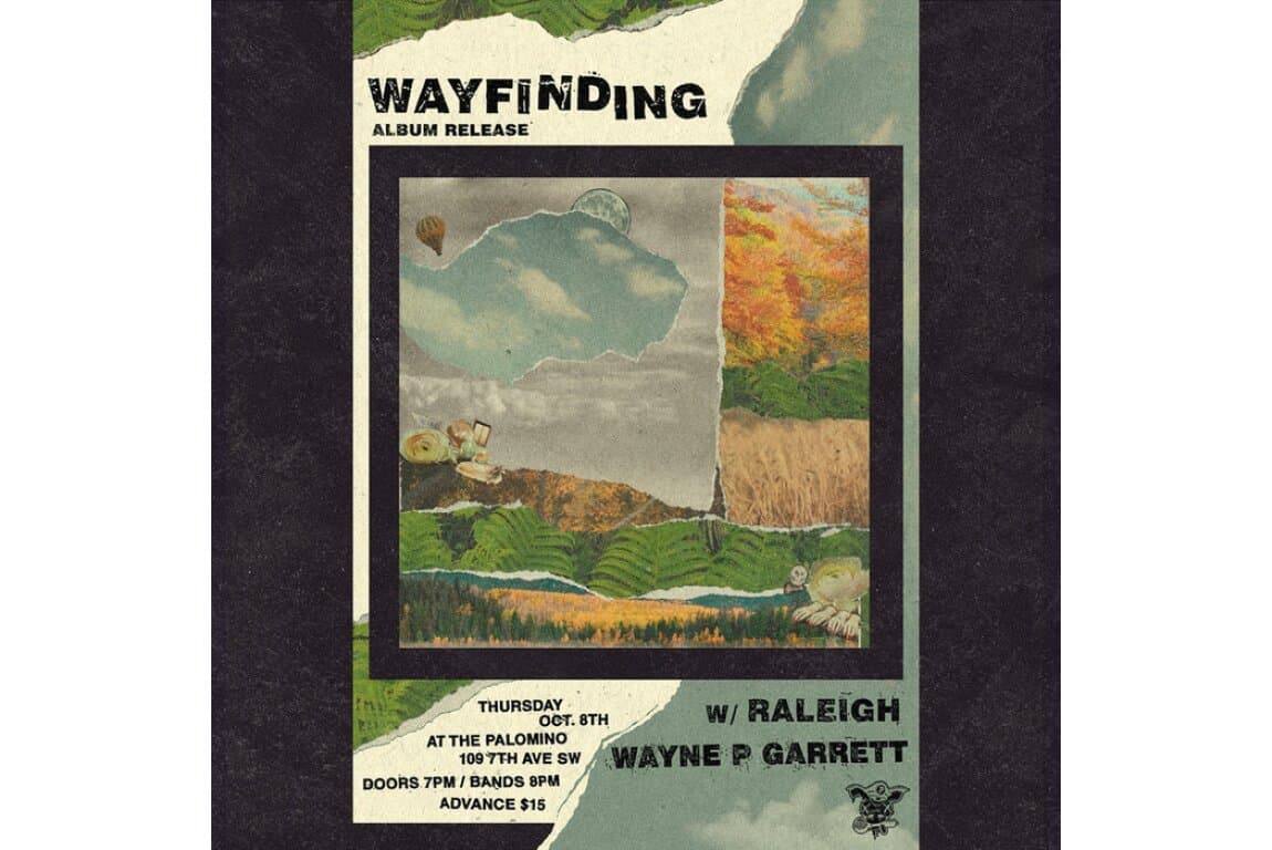 Wayfinding album release with Raleigh and Wayne P Garrett at Calgary