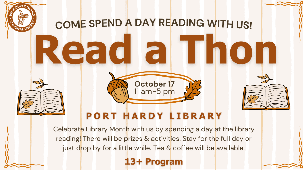 Read-A-Thon at Vancouver Island Regional Library - Port Hardy Branch