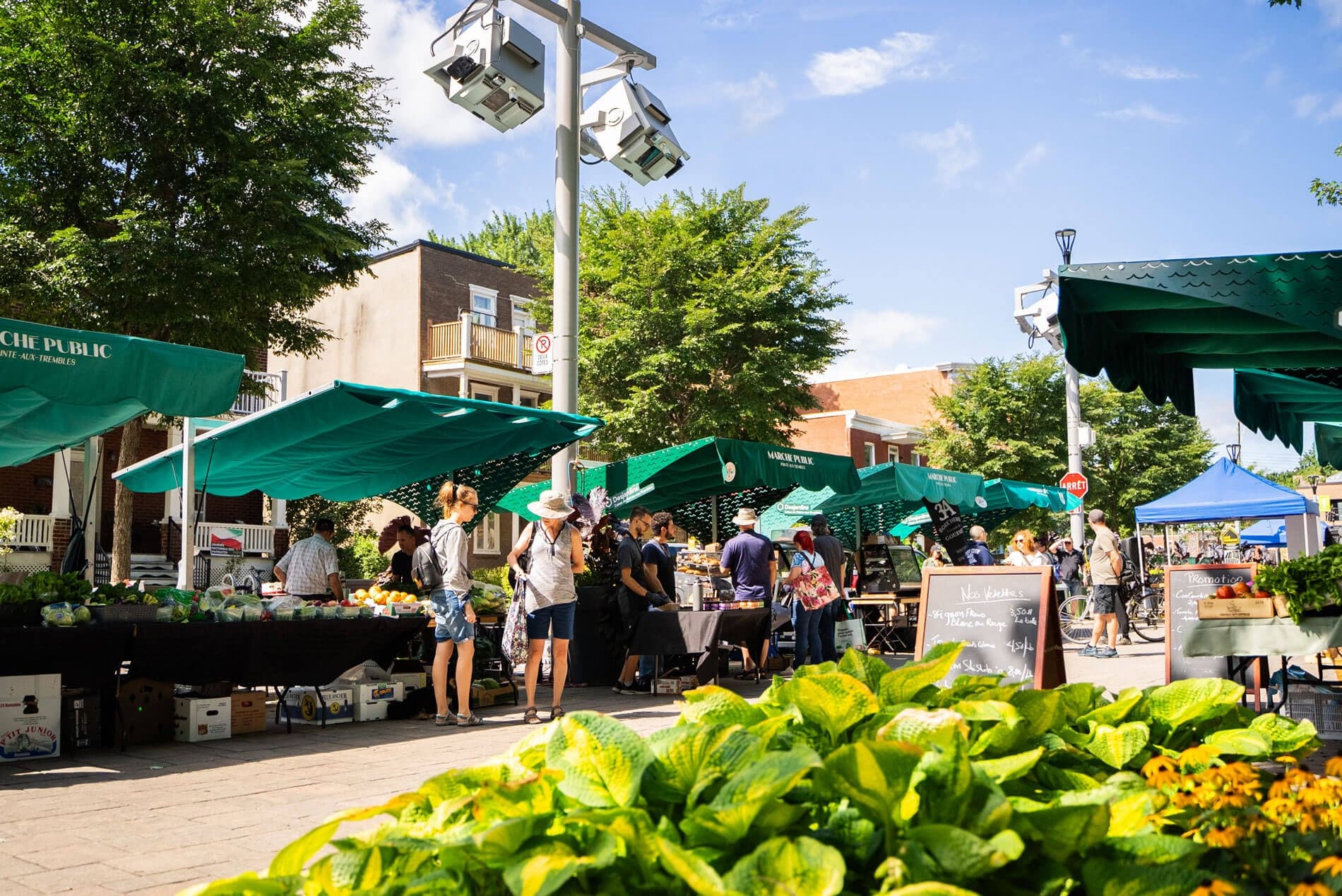 Marché public de Pointe-aux-Trembles in Montréal