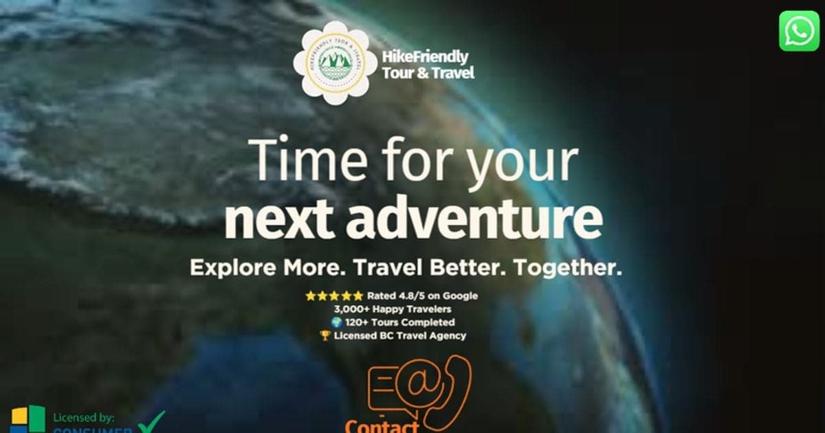 HikeFriendly Tour & Travel in Surrey · Metro Vancouver