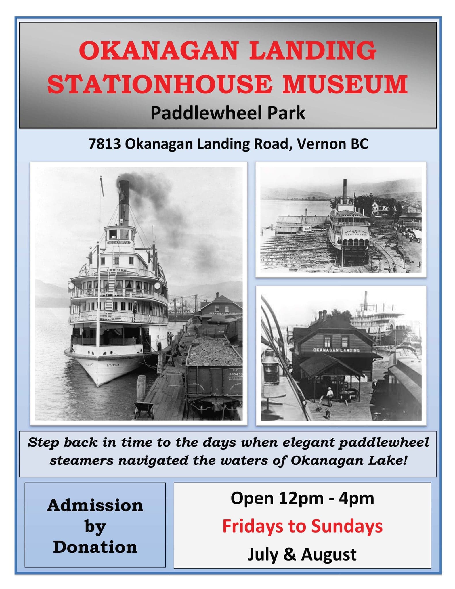 Okanagan Landing Stationhouse Museum in Vernon · Okanagan