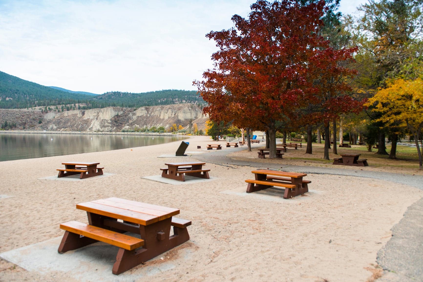Sun-Oka Beach Provincial Park in Summerland · Okanagan